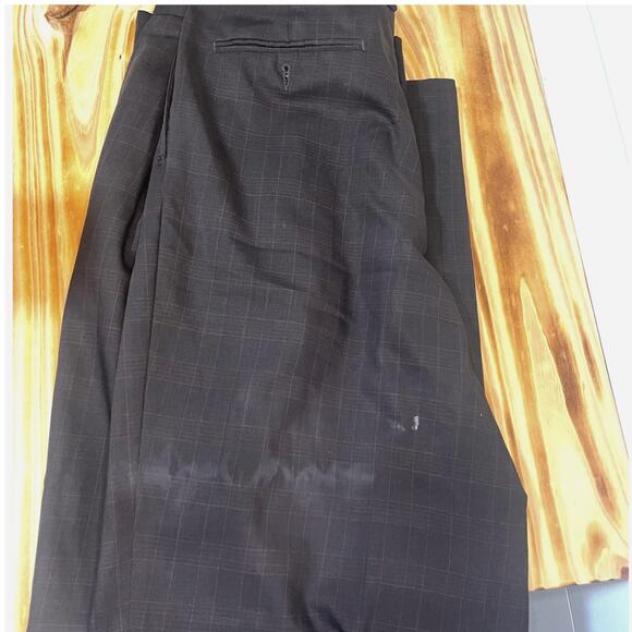 FUBU Men's Suit. Sport Jacket/Blazer 42R & Dress Pants/Slacks, appx 35x34. Wool - Picture 7 of 8